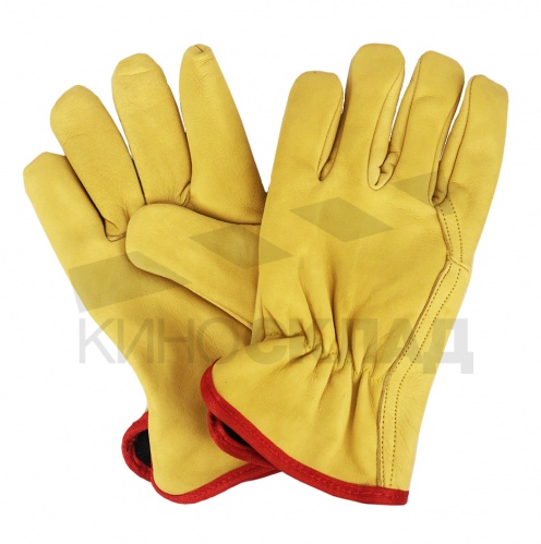 Перчатки GAFFER с подкладкой из флиса, желтые